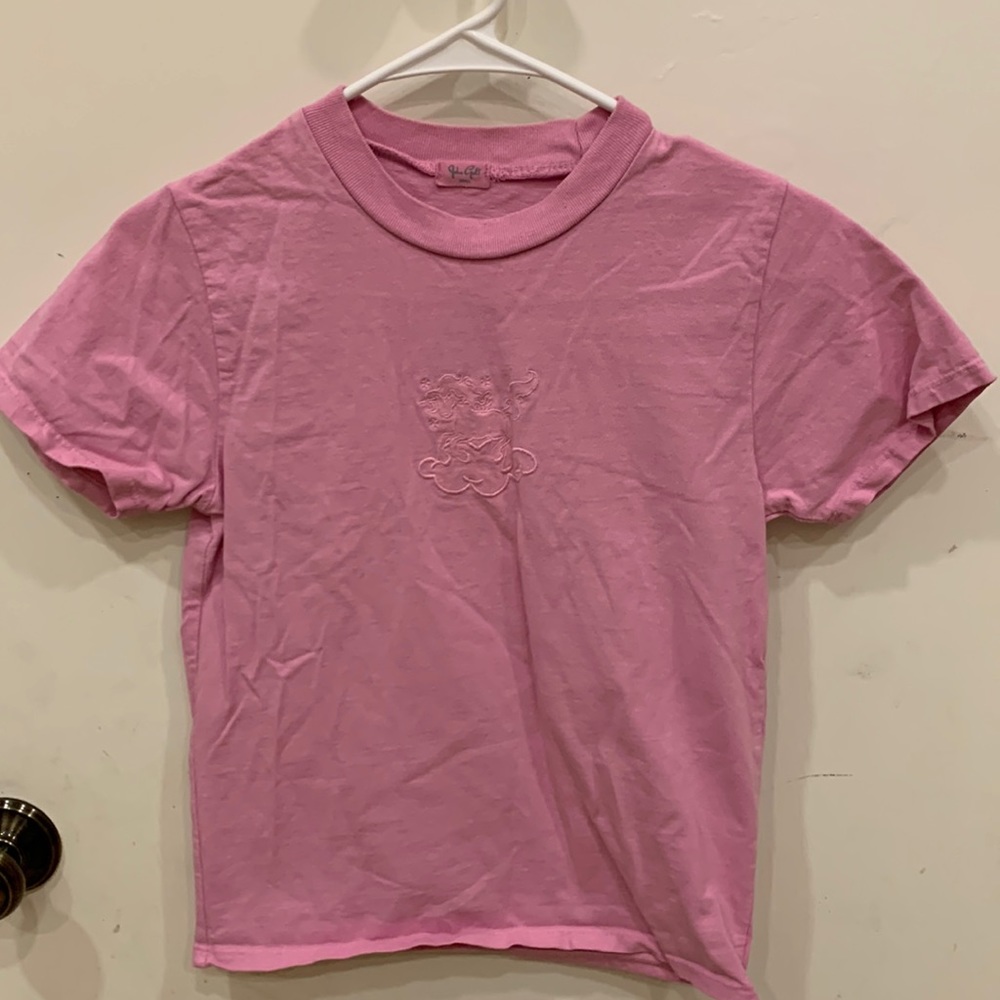 Cute brandy Melville unicorn pink T-shirt